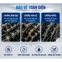 Dầu tra xích xe đạp CHỐNG BỤI Chain Lube Dakkin Oil Promax, chống bụi cát, bảo vệ xích líp xe đạp tuyệt đối DX03 4
