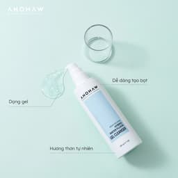 Gel rửa mặt dành cho mọi loại da Ahohwa Aqua Solution Hybrid Water Fluide Gel Cleanser 3
