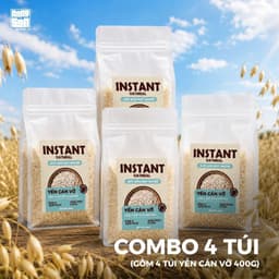 Yến Mạch Cán Vỡ Nguyên Liệu Nhập Khẩu Nga Giàu Dinh Dưỡng Dùng Ngâm Qua Đêm Eatclean 8