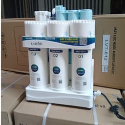 Máy Lọc Nước RO Karofi KAQ-U50K 10 Lõi Smax Pro V Màng RO 50GPD Hàn Quốc Công Suất 10L/H Bình 5L Để Gầm Uống Trực Tiếp 5