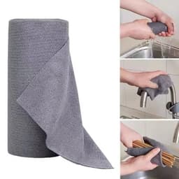 Cuộn Khăn Vải Lau Bếp Chống Dầu Mỡ Siêu Thấm Hút, Khăn Lau Bếp Đa Năng Tái Sử Dụng Nhiều Lần 2