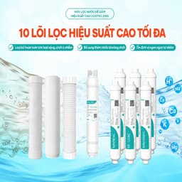 Máy Lọc Nước RO Karofi Livotec LVT-216S 10 Lõi Màng RO 100GPD Hàn Quốc Công Suất 20L/H 6 Lõi Chức Năng Khoáng 9