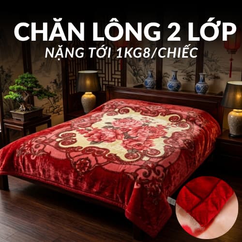 {ảnh thật ] Chăn Lông Tuyết Nhung 2kg Mẫu Mới 2026 - Không rụng lông, Siêu Nhẹ Siêu Ấm Cho Mùa Đại Hàn