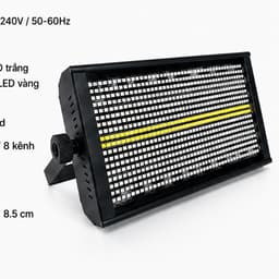 Đèn Strobe Đèn chớp led NIKA LED trắng dải LED vàng DMX cảm ứng âm thanh sân khấu, sự kiện 2