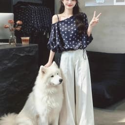 (47-90 KG) ÁO XANH HOA LỆCH VAI, CHẤT VÂY MÂY IN CAO CẤP, FORM SUÔNG NHẸ, THOẢI MÁI, NỮ TÍNH 7