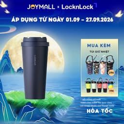 Ly giữ nhiệt LocknLock 550ml Xanh Navy LHC3249NVY, Hàng chính hãng, thép không gỉ - JoyMall 1