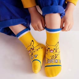 Tất vớ hoạt hình Pokemon Pikachu tổng hợp cho bé Thu Đông 2