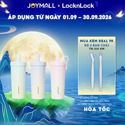 Ly Giữ Nhiệt Phủ Sứ LocknLock Ceramic Milk Tea Tumbler LHC4369 720ml, Hàng Chính Hãng, Kèm Ống Hút Trân Châu - JoyMall 1