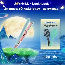 Máy duỗi tóc ion âm 2 in 1 LocknLock ENA222BLU 42W, Hàng chính hãng, là kẹp uốn tóc - JoyMall 1