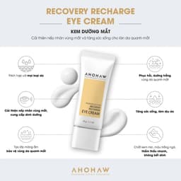Kem dưỡng ẩm cải thiện nếp nhăn vùng quanh mắt Ahohwa Premium Solution Recovery Recharge Eye Cream 3
