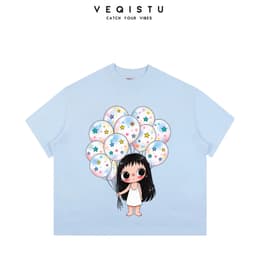 Áo Thun BOXY Local Brand VEQISTU "Hoạt Hình Cartoon", Áo Thun Boxy Form Rộng Unisex 250Gsm Cotton 5