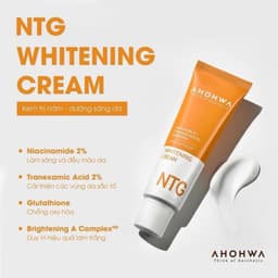 Kem dưỡng trắng giảm sắc tố da da Ahohwa Whitening Cream NTG 5