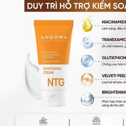 Kem dưỡng trắng giảm sắc tố da da Ahohwa Whitening Cream NTG 6