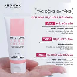Kem tái thiết làn da nguyên bản trẻ hóa cấp độ tế bào Ahohwa Prestige Solution Intensive PDRN Cream 7