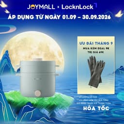Nồi Lẩu Hấp Điện Đa Năng LocknLock Electric Multi Pot 2L EJP156MIT 600W, Hàng Chính Hãng - JoyMall 1