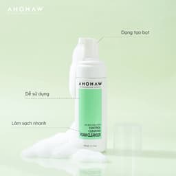 Sữa rửa mặt cho da dầu da hỗn hợp làm sạch sâu cải thiện mụn Ahohwa Acless Solution Control Clearing Foam Cleanser 4