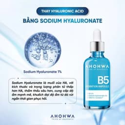 Tinh chất ampoule B5 cấp ẩm phục hồi da Ahohwa Hydration Ampoule B5 8