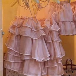 Set Áo Yếm Tầng Bèo Hoa 3D + Chân Váy Voan Tiểu Thư Sang Chảnh Đi Biển Chụp Ảnh Ananclothing4 7