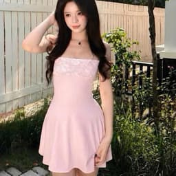 Váy Tiểu Thư “Hạ Thu” Viền Ren Dáng A Xoè Nhẹ Màu Pastel Dịu Dàng Nữ Tính Kèm Khoác 8
