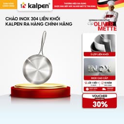 Chảo Inox 304 liền khối Kalpen RA hàng chính hãng 1