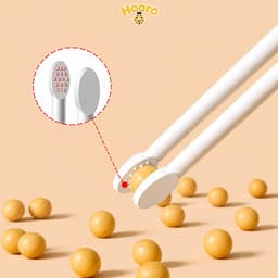 Đũa Tập Ăn Cho Bé Misuta Cao Cấp, Hỗ Trợ Bé Tập Gắp Thức Ăn 7