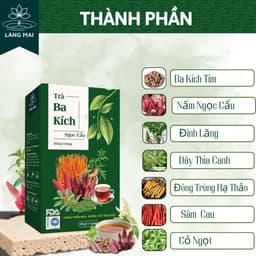 Trà Thảo Mộc Ba Kích Ngọc Cẩu - Làng Mai - 7 Vị thảo dược Trà Túi Lọc, Hộp 30 túi lọc 3