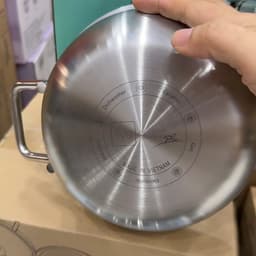 Nồi Lẩu, Nồi um kho thân cao Đáy liền nguyên khối  Fivestar inox 304 Cao Cấp đủ Size 18/20/22/24/26/28/30/32cm 3