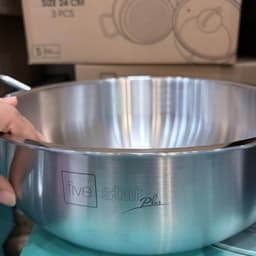 Nồi Lẩu, Nồi um kho thân cao Đáy liền nguyên khối  Fivestar inox 304 Cao Cấp đủ Size 18/20/22/24/26/28/30/32cm 7
