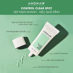 Tinh chất chấm mụn giảm viêm Ahohwa Acless Solution Control Clear Spot 5