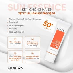 Tinh chất chống nắng vật lý lai hóa học Ahohwa After Solution Inten-Cure Shield Plus Sun Essence SPF50+/Pa+++ 4