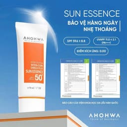 Tinh chất chống nắng vật lý lai hóa học Ahohwa After Solution Inten-Cure Shield Plus Sun Essence SPF50+/Pa+++ 5