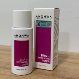 Tinh chất hỗ trợ trị mụn làm sạch bã nhờn thu nhỏ lỗ chân lông Ahohwa BHA 2% Exfoliating Toner 6