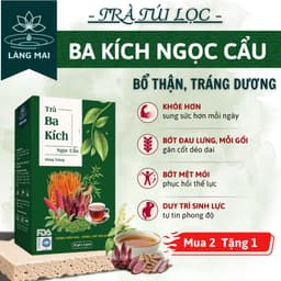 Trà Thảo Mộc Ba Kích Ngọc Cẩu - Làng Mai - 7 Vị thảo dược Trà Túi Lọc, Hộp 30 túi lọc 1