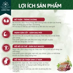 Trà Thảo Mộc Ba Kích Ngọc Cẩu - Làng Mai - 7 Vị thảo dược Trà Túi Lọc, Hộp 30 túi lọc 2