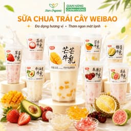 Sữa Chua Trân Châu WEIBAO Nội Địa Trung 520G, Nước Sữa Chua Kèm Thạch Thơm Ngon 1