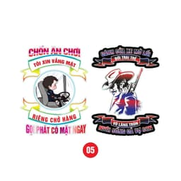 Cặp Tem Decal Phản Quang 7, Decal dán Trang Trí Cửa Xem, Kính Xe, Yếm Xe , Tem Xe Máy , Ô Tô, Xe Tải ( SL : 1 Cặp ) 3