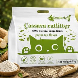 "Combo 4 gói Cát Sắn Gemlucky: Siêu Thấm Hút, Khử Mùi, Không Bụi – Giải Pháp Rẻ Tiết Kiệm Cho Mèo!" 3