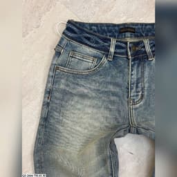 QUẦN JEAN NAM CAO CẤP,ĐIỂM NHẤN CẠP QUẦN MỚI LẠ,CHẤT DENIM CO GIÃN NHẸ QJ-2664 5