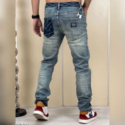 QUẦN JEAN NAM CAO CẤP,ĐIỂM NHẤN CẠP QUẦN MỚI LẠ,CHẤT DENIM CO GIÃN NHẸ QJ-2664 7