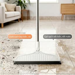 Cây gạt nước đa năng 3 trong 1 làm sạch hiệu quả, không bám lông tóc 105x30.5cm gdgs 3
