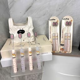 SET 2 BÀN CHẢI ĐÁNH RĂNG LÔNG MỀM HÌNH CÚN XINH XẮN, TIỆN DỤNG 8