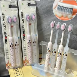 SET 2 BÀN CHẢI ĐÁNH RĂNG LÔNG MỀM HÌNH CÚN XINH XẮN, TIỆN DỤNG 2