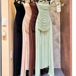 Đầm Maxi Body Cổ Yếm Nhún Eo Xẻ Tà Dáng Dài Tôn Dáng Váy Đi Biển Đi Tiệc Sang Chảnh 8