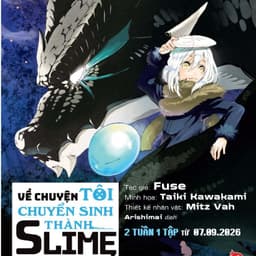 Truyện tranh - VỀ CHUYỆN TÔI CHUYỂN SINH THÀNH SLIME Tập 1 seal kèm Standee - NXB Kim Đồng 3