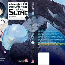 Truyện tranh - VỀ CHUYỆN TÔI CHUYỂN SINH THÀNH SLIME Tập 1 seal kèm Standee - NXB Kim Đồng 4