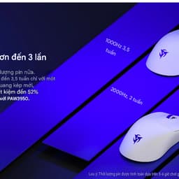 Chuột Gaming  Ninjutso - Sora V3 - có 8K- Hỗ trợ cầm Claw Grip - Không dây siêu nhẹ cho Game thủ chuyên nghiệp 3