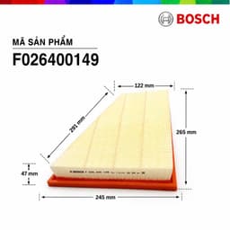 [HỎA TỐC] Lọc Gió Động Cơ BOSCH xe BMW Chính Hãng Cho Ô Tô 3