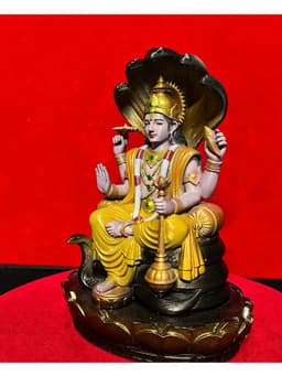 Tượng Thần Vishnu ấn độ giáo , in 3D , cao 18 cm 6