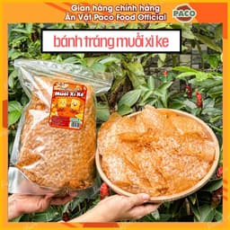 Bánh tráng trộn muối ghiền xì ke vị cũ thân quen ăn là ghiền PACO FOOD ăn vặt quốc dân 4