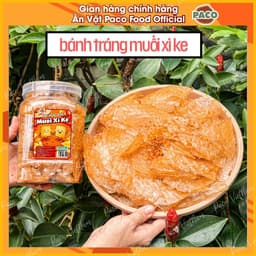 Bánh tráng trộn muối ghiền xì ke vị cũ thân quen ăn là ghiền PACO FOOD ăn vặt quốc dân 8